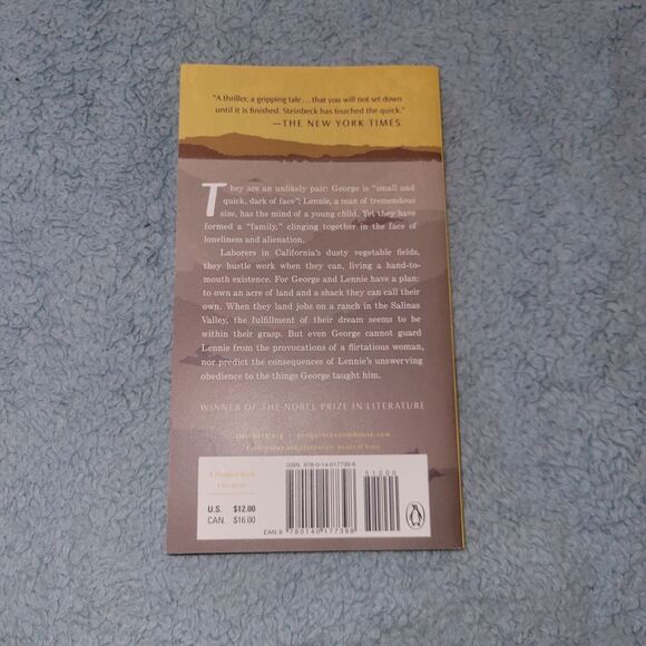 Of Mice and Men Book by John Steinbeck - Picture 3 of 7